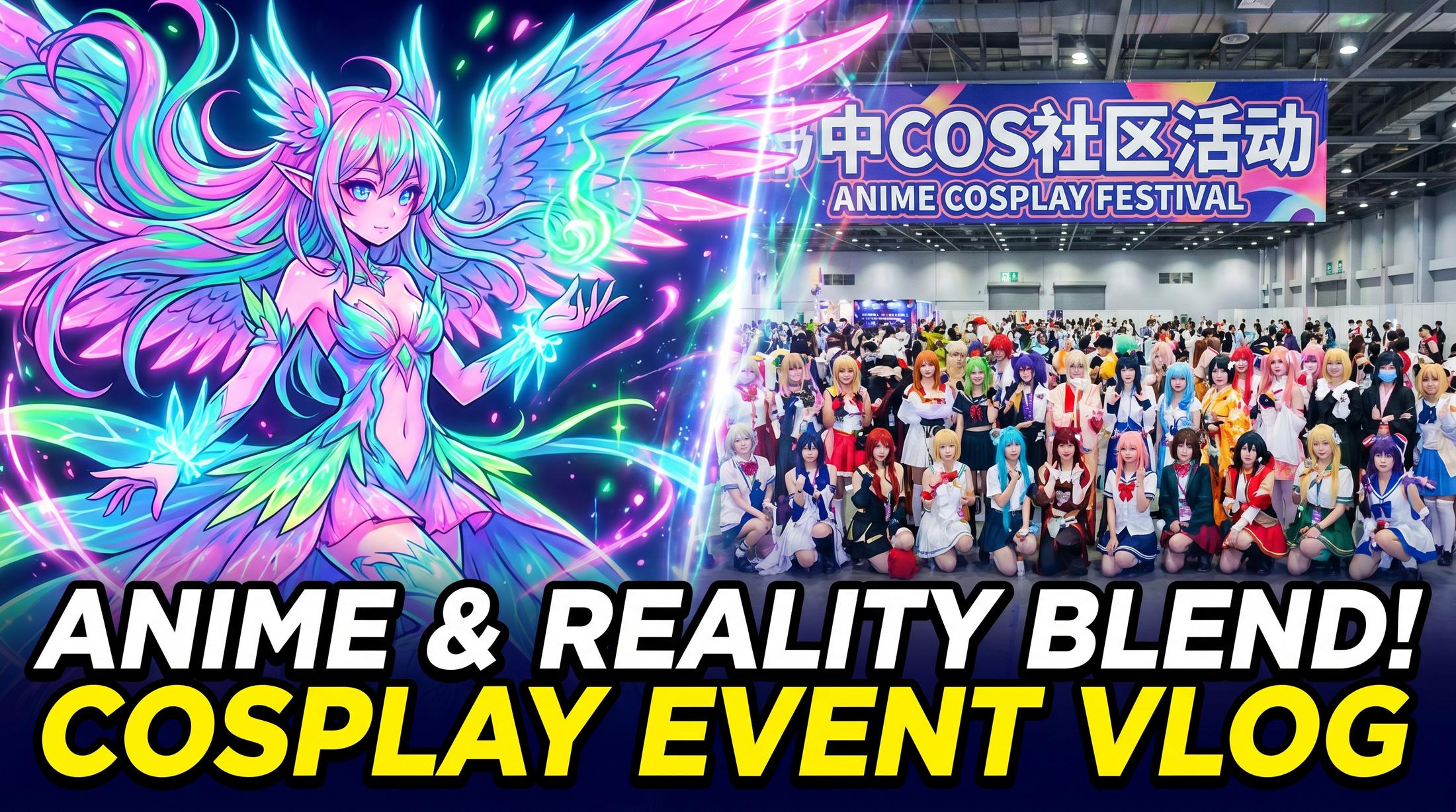 国产视频二次元：漫展Cosplay活动合影